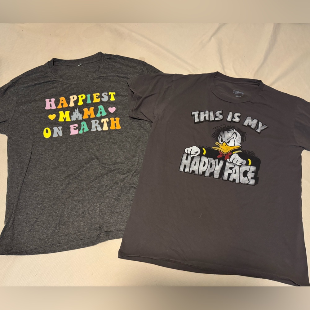 Disney adult mom and dad shirt bundle